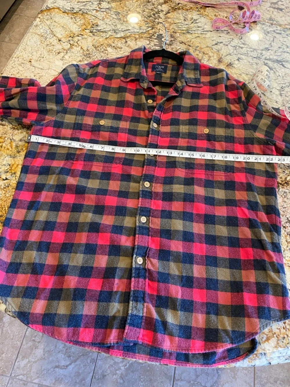J. CREW Cotton Flannel Shirt